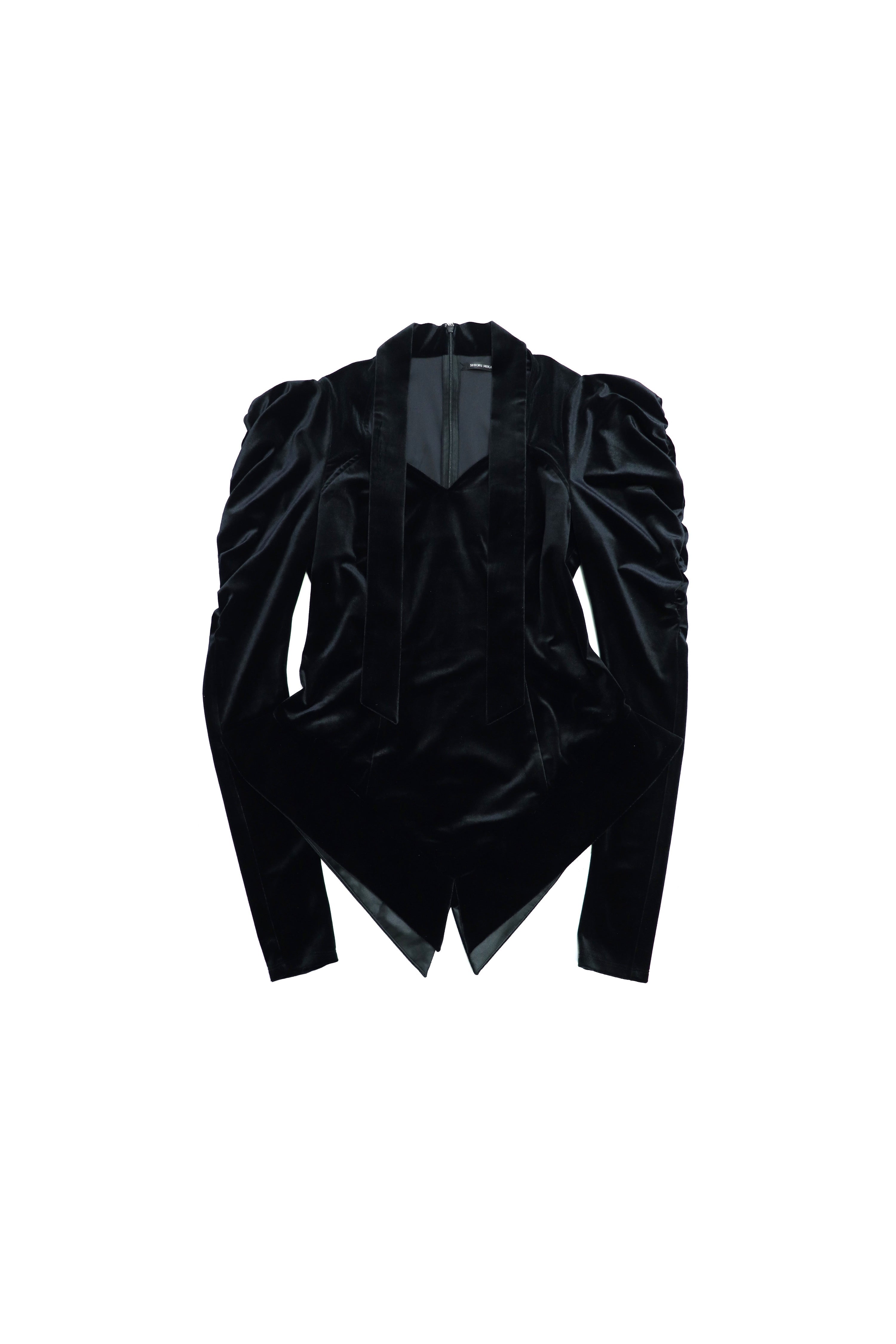 bowtie velvet top